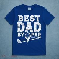 Best Golf Dad By Par Funny Gift T-Shirt thumb 5