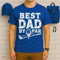 Best Golf Dad By Par Funny Gift T-Shirt thumb 6