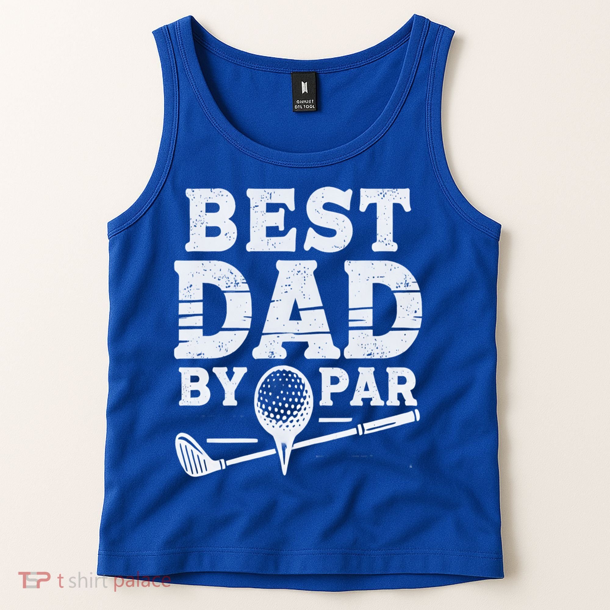 Best Golf Dad By Par Funny Gift Tank Top