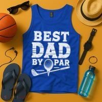 Best Golf Dad By Par Funny Gift Tank Top thumb 4
