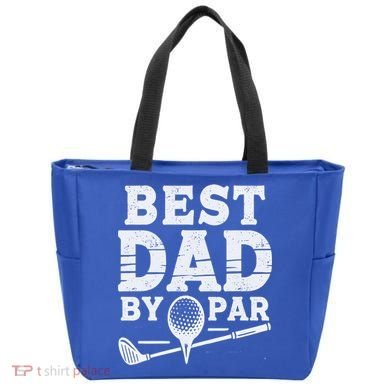 Best Golf Dad By Par Funny Gift Tote Bag
