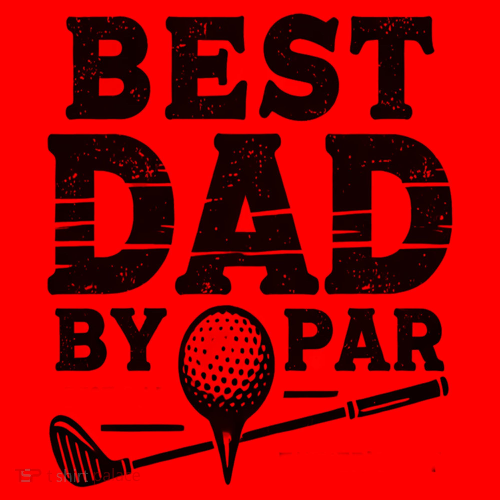 Best Golf Dad By Par Funny Gift Santa Hat