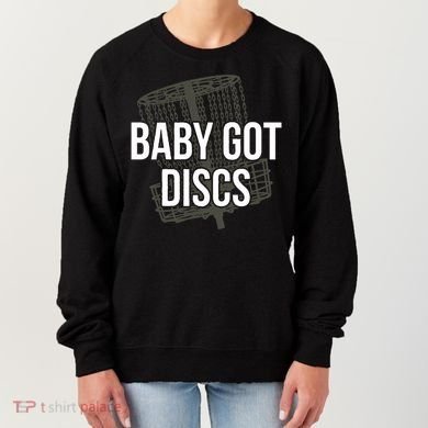 Baby Got Discs Funny Disc Golf Humor Golfer Women's Sweatshirt