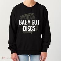 Baby Got Discs Funny Disc Golf Humor Golfer Women's Sweatshirt thumb 0