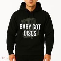 Baby Got Discs Funny Disc Golf Humor Golfer Hoodie thumb 2