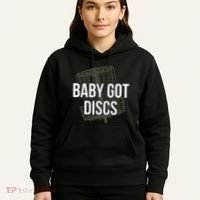 Baby Got Discs Funny Disc Golf Humor Golfer Hoodie thumb 5