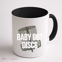 Baby Got Discs Funny Disc Golf Humor Golfer Coffee Mug thumb 1