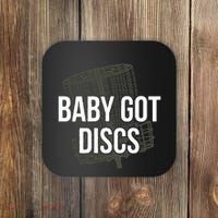 Baby Got Discs Funny Disc Golf Humor Golfer Coaster thumb 0