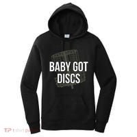 Baby Got Discs Funny Disc Golf Humor Golfer Women's Hoodie thumb 0