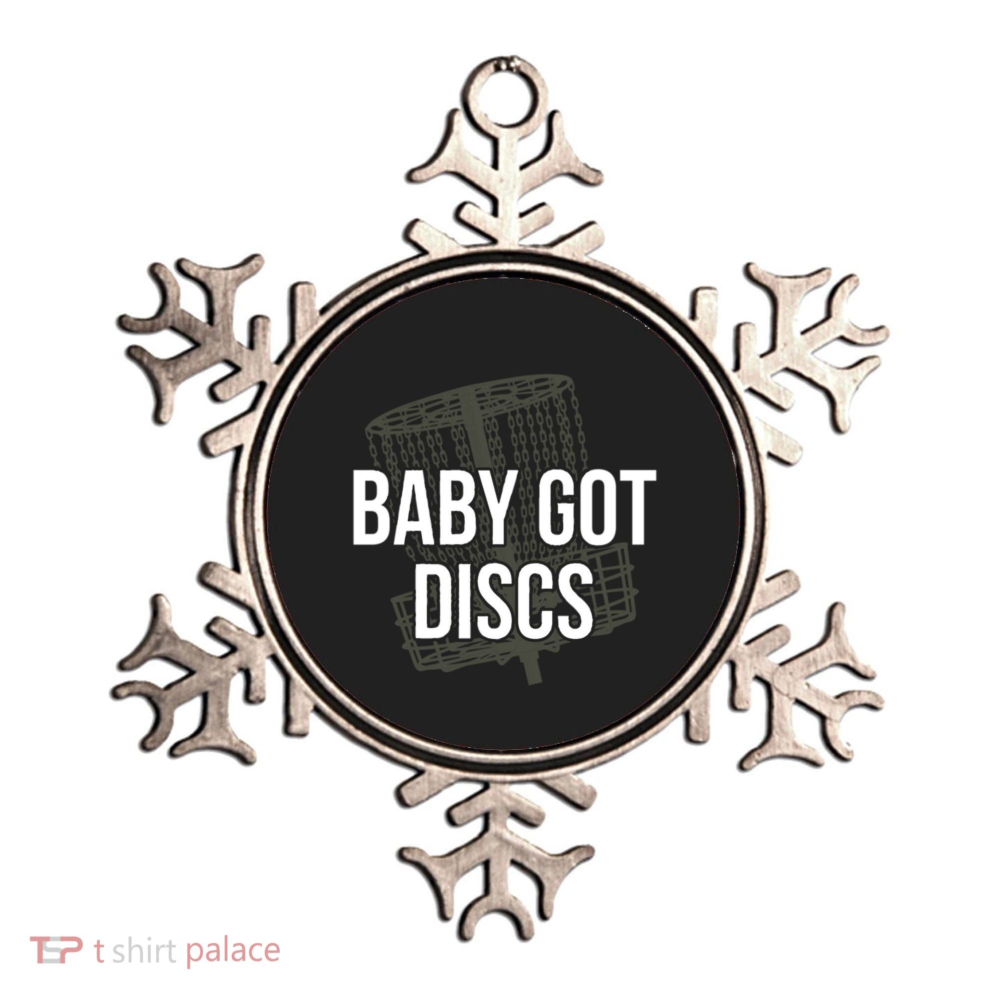 Baby Got Discs Funny Disc Golf Humor Golfer Ornament