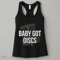 Baby Got Discs Funny Disc Golf Humor Golfer Women's Tank Top thumb 3