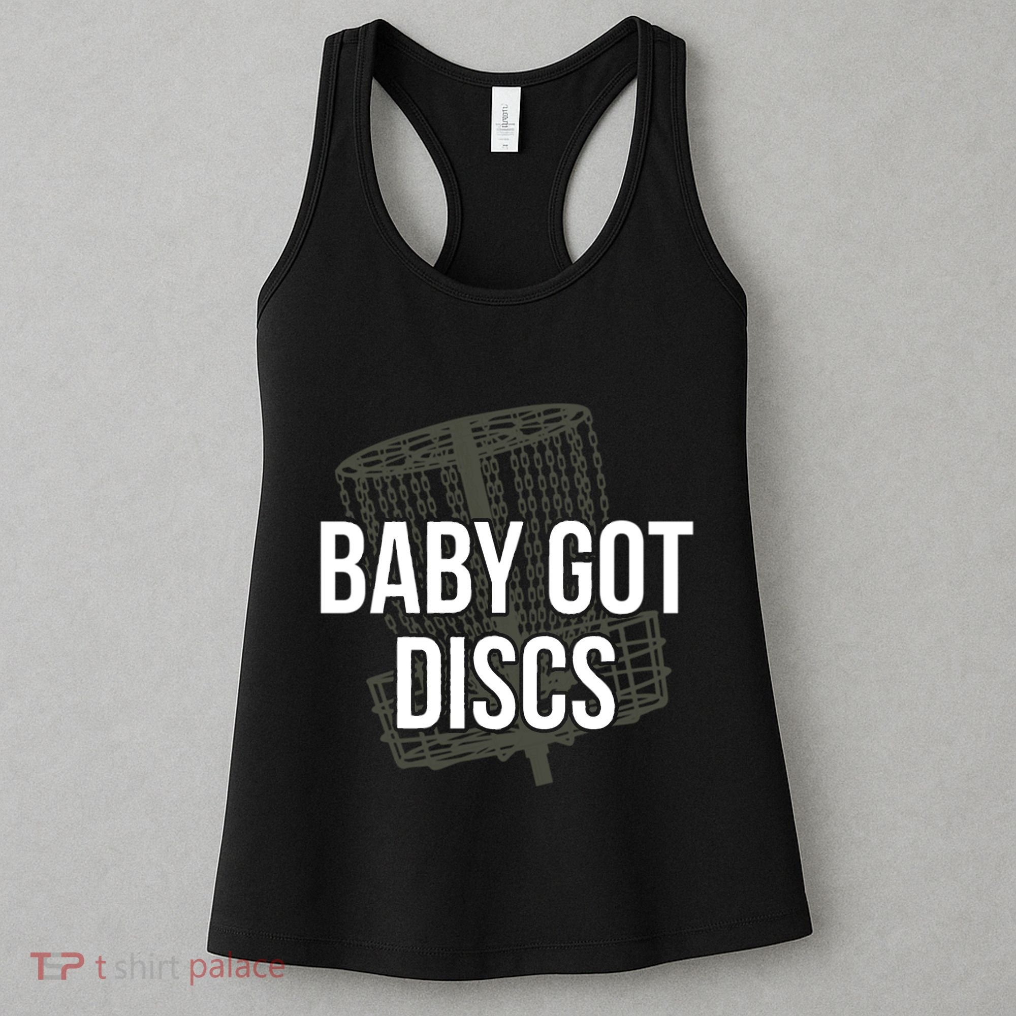 Baby Got Discs Funny Disc Golf Humor Golfer Women's Tank Top
