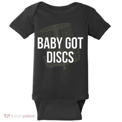 Baby Got Discs Funny Disc Golf Humor Golfer Baby Bodysuit