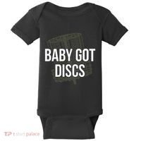 Baby Got Discs Funny Disc Golf Humor Golfer Baby Bodysuit thumb 0