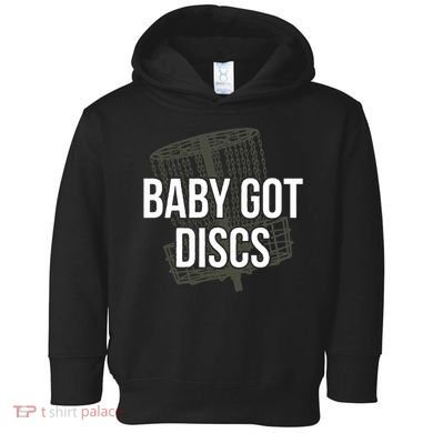 Baby Got Discs Funny Disc Golf Humor Golfer Toddler Hoodie