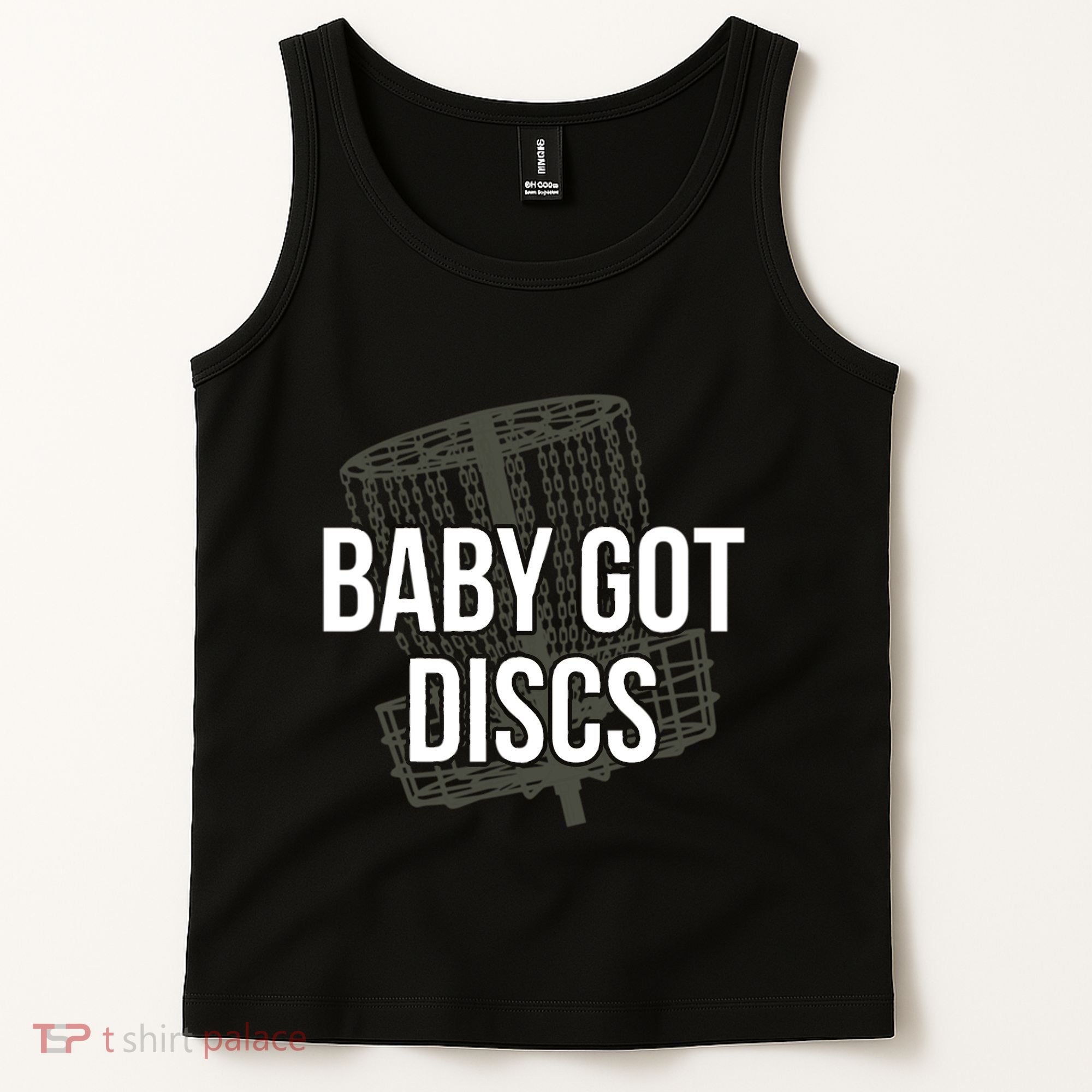 Baby Got Discs Funny Disc Golf Humor Golfer Tank Top