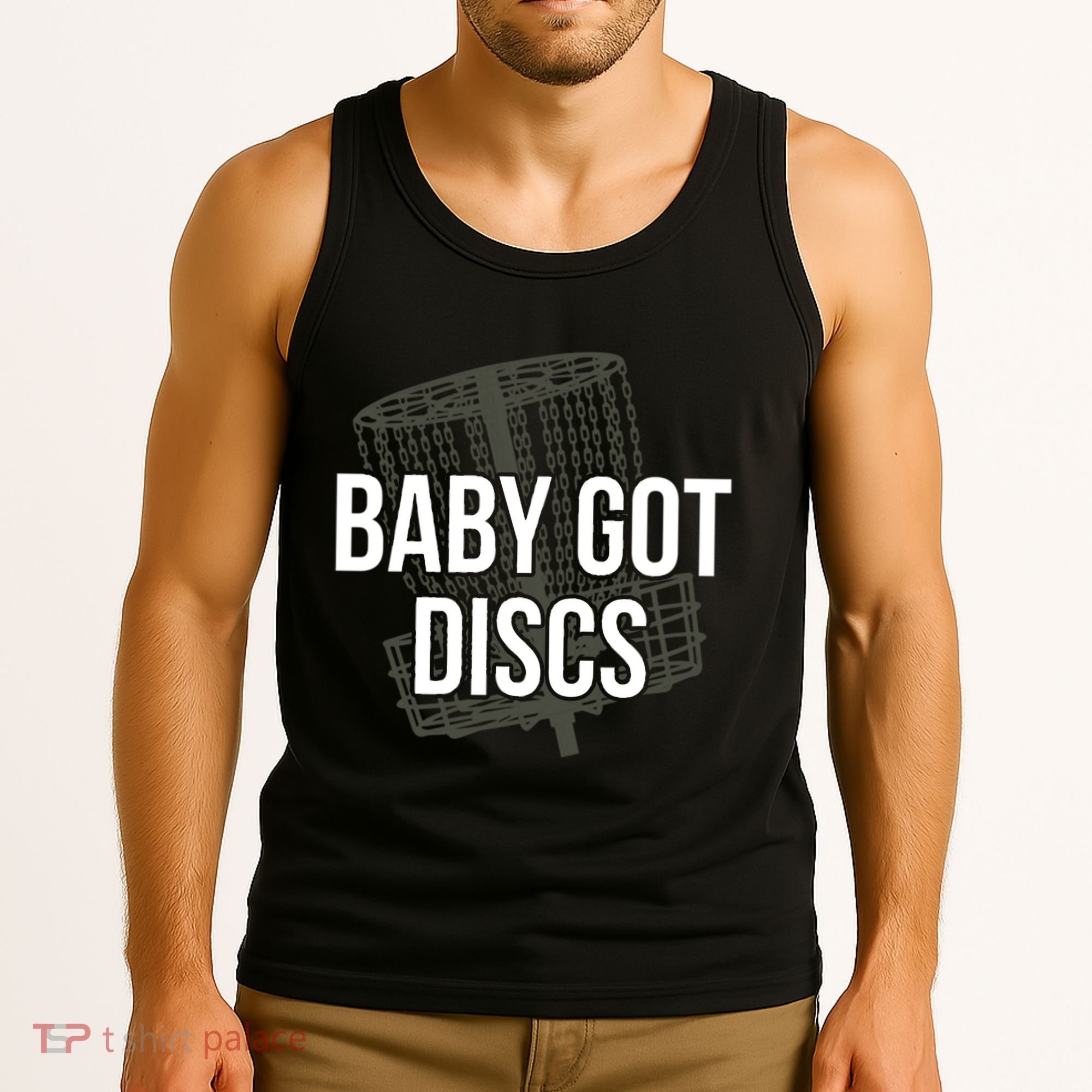 Baby Got Discs Funny Disc Golf Humor Golfer Tank Top