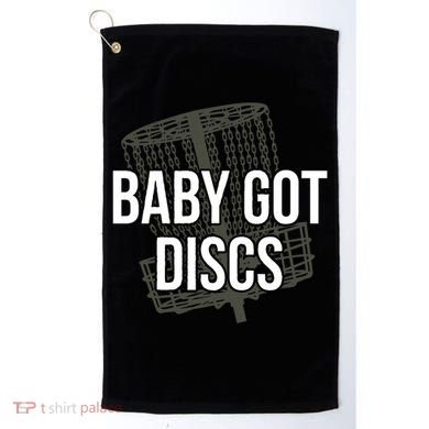Baby Got Discs Funny Disc Golf Humor Golfer Golf Towel