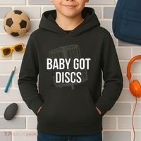 Baby Got Discs Funny Disc Golf Humor Golfer Kids Hoodie thumb 2