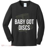 Baby Got Discs Funny Disc Golf Humor Golfer Kids Long Sleeve Shirt thumb 0