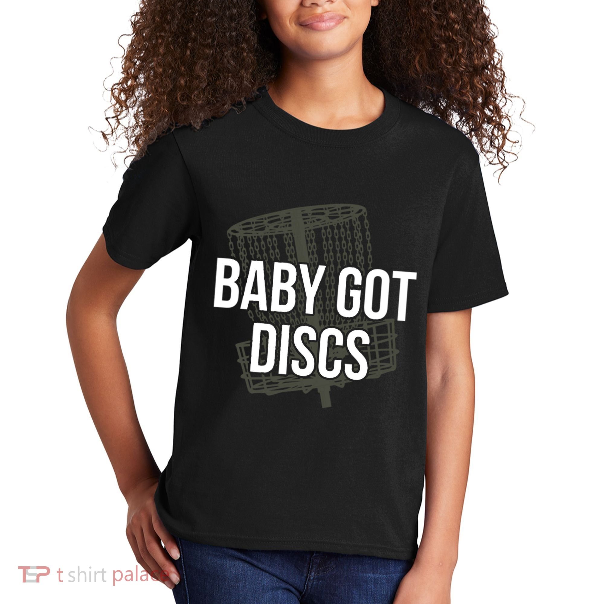 Baby Got Discs Funny Disc Golf Humor Golfer Kids T-Shirt