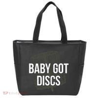 Baby Got Discs Funny Disc Golf Humor Golfer Tote Bag thumb 0