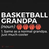 Basketball Grandpa Definition Long Sleeve Shirt thumb 2
