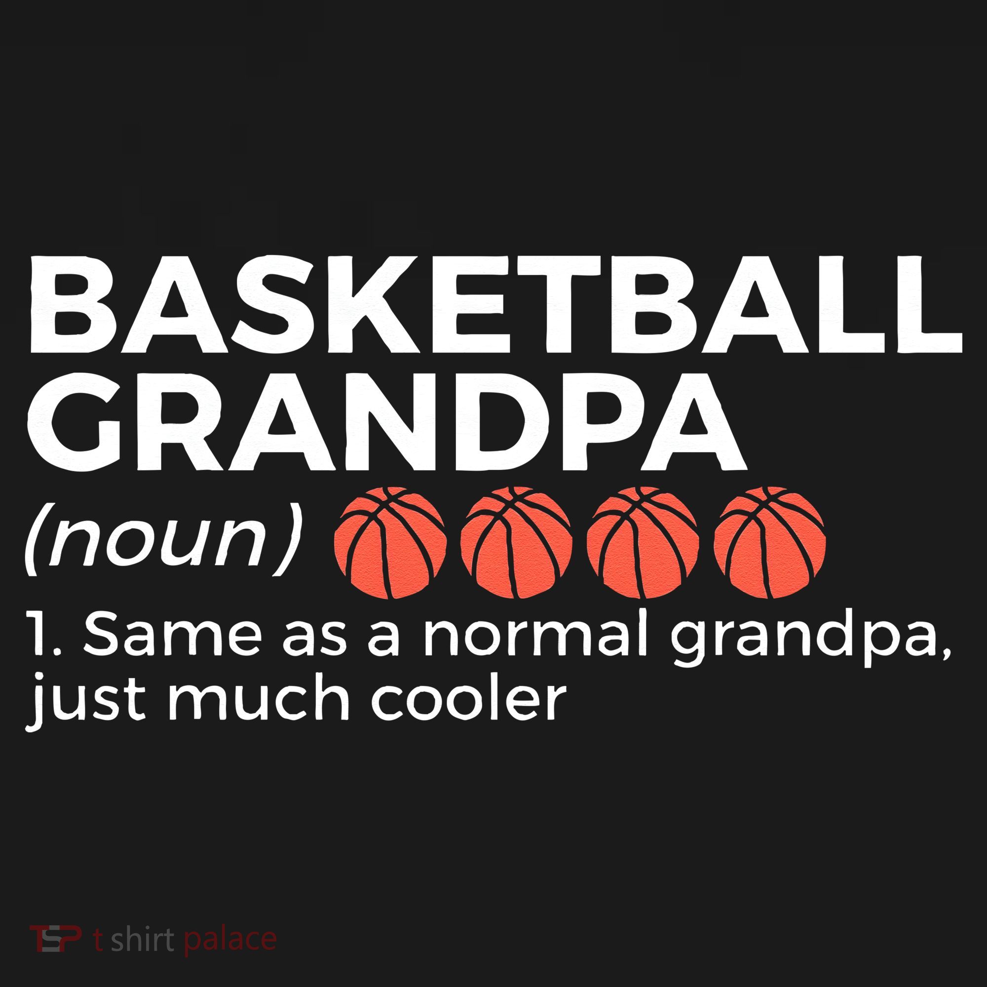 Basketball Grandpa Definition Long Sleeve Shirt