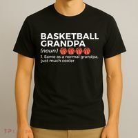 Basketball Grandpa Definition T-Shirt thumb 3