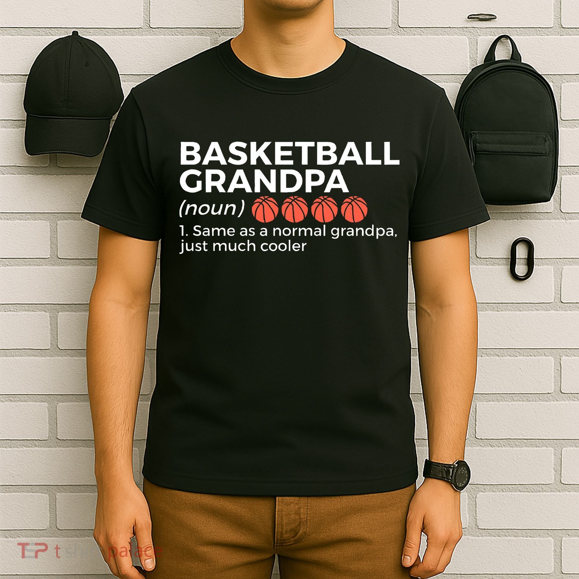Basketball Grandpa Definition T-Shirt