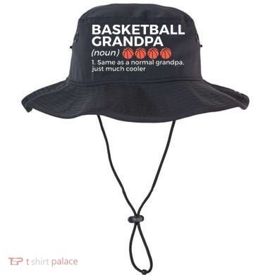Basketball Grandpa Definition Bucket Hat
