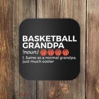 Basketball Grandpa Definition Coaster thumb 0