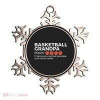 Basketball Grandpa Definition Ornament thumb 0