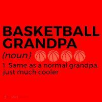 Basketball Grandpa Definition Santa Hat thumb 1