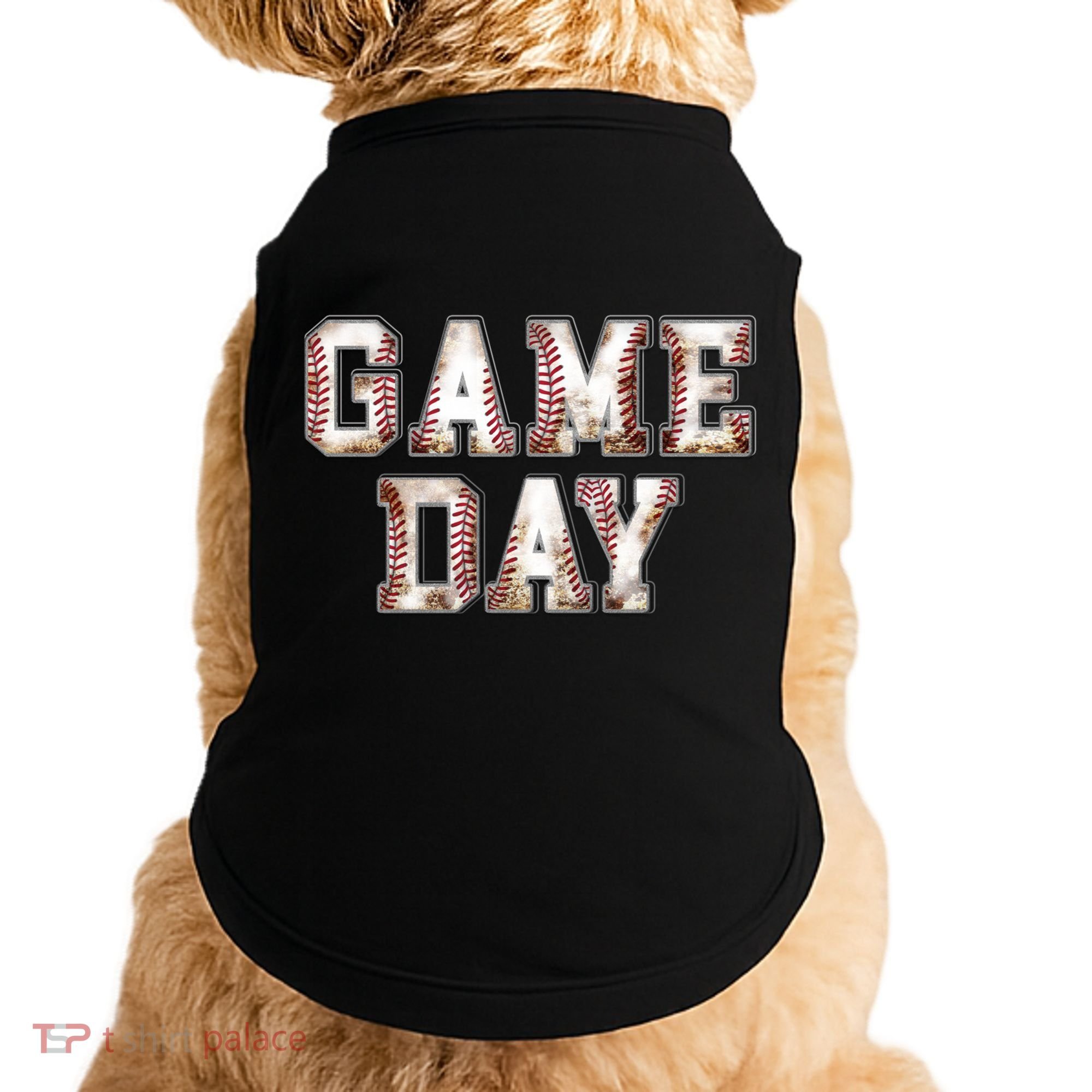 Baseball Game Day Cute Gift Doggie Tank