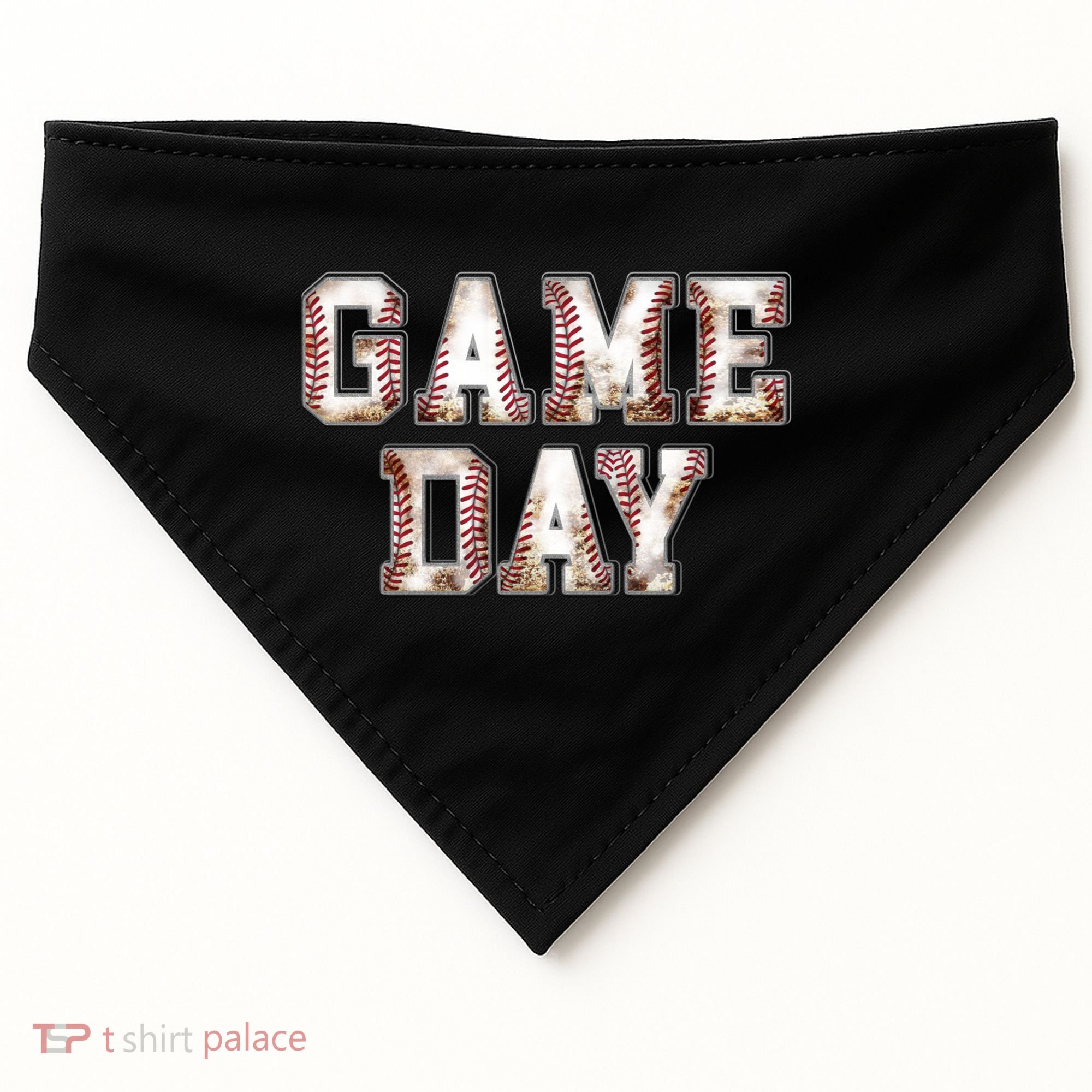 Baseball Game Day Cute Gift USA-Made Doggie Bandana