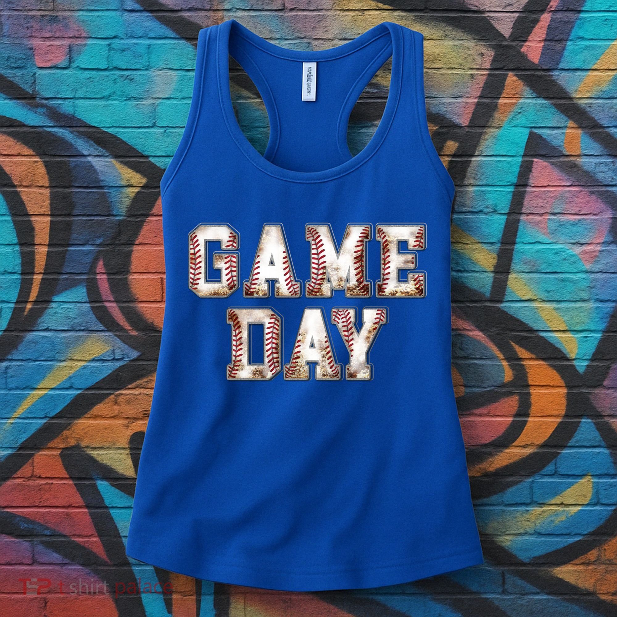 Baseball Game Day Cute Gift Women's Tank Top