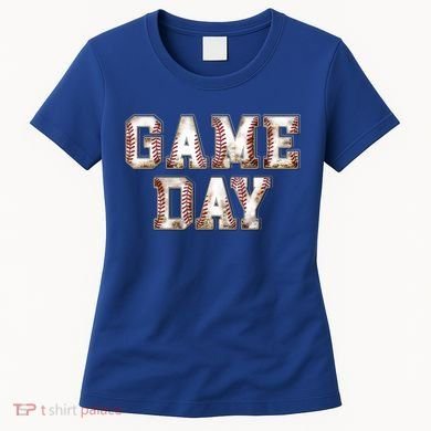 Baseball Game Day Cute Gift Women's T-Shirt