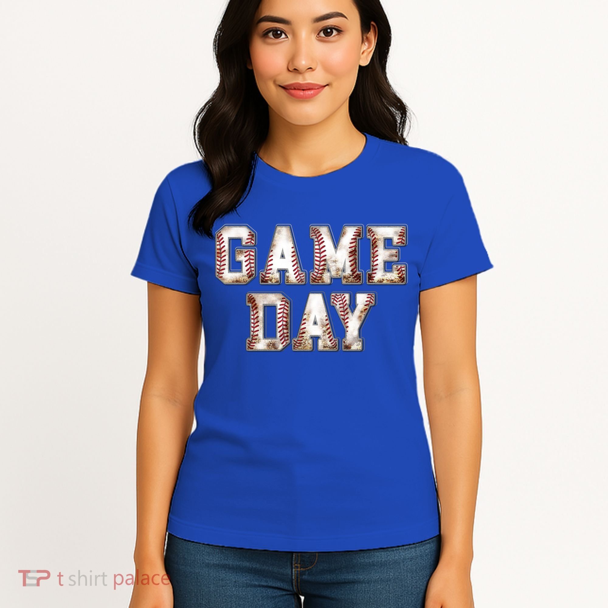 Baseball Game Day Cute Gift Women's T-Shirt