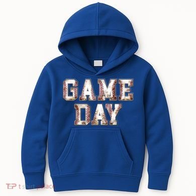 Baseball Game Day Cute Gift Kids Hoodie