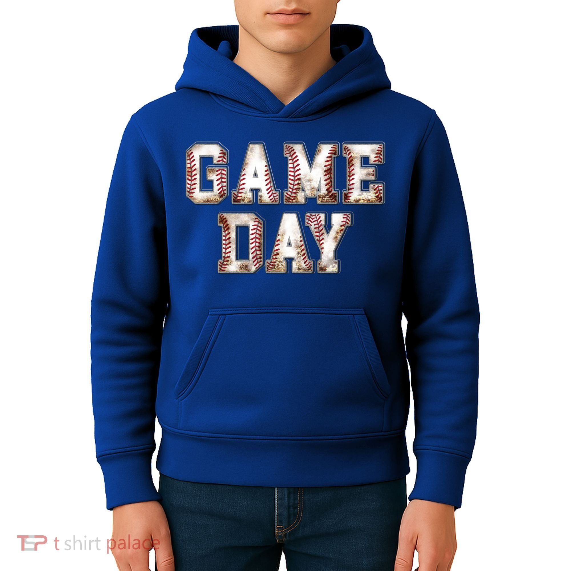 Baseball Game Day Cute Gift Kids Hoodie
