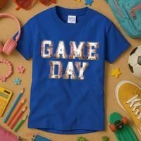Baseball Game Day Cute Gift Kids T-Shirt thumb 3