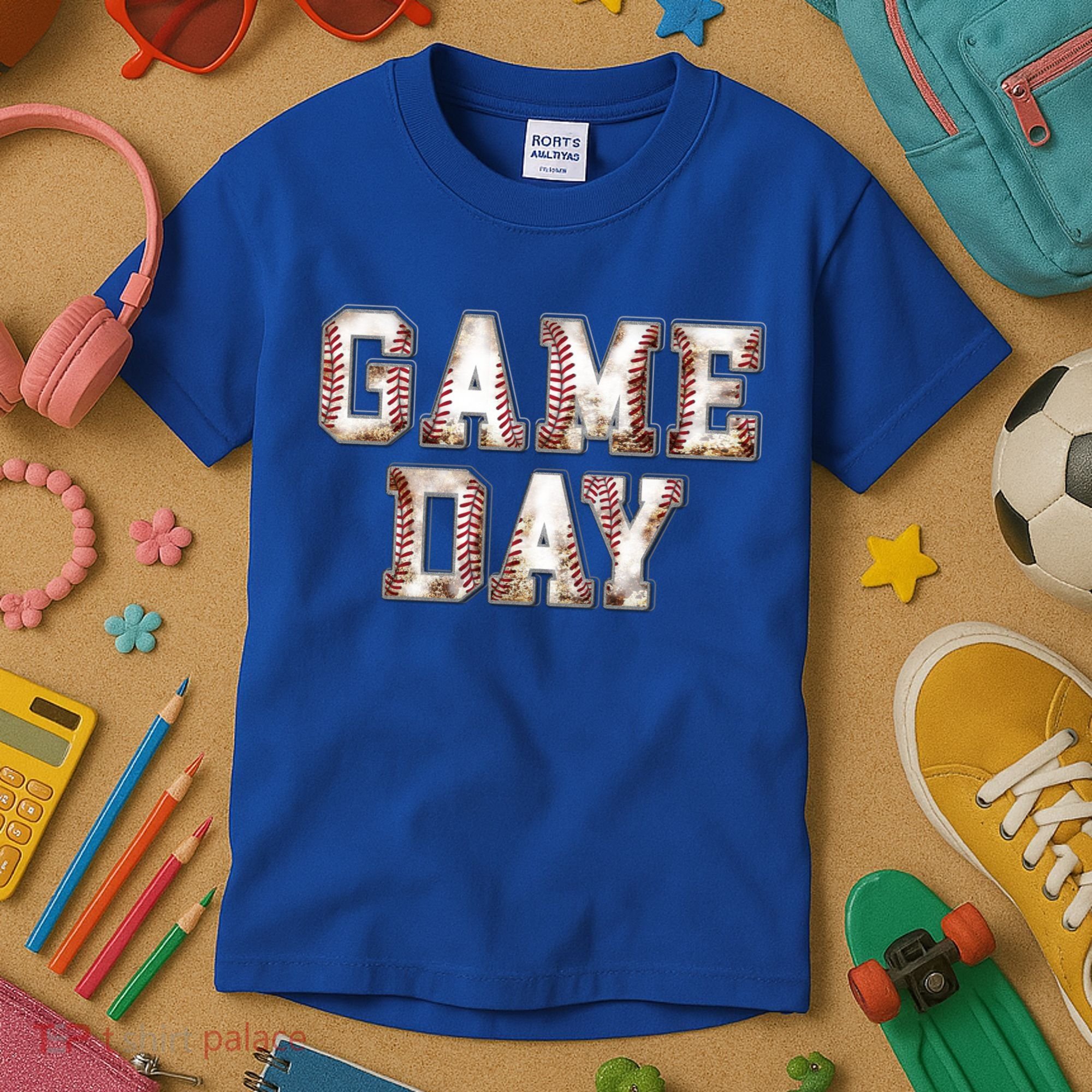 Baseball Game Day Cute Gift Kids T-Shirt