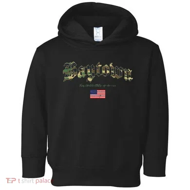Bryan Gothic Design Camouflage Version Toddler Hoodie