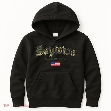 Bryan Gothic Design Camouflage Version Kids Hoodie