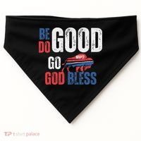 Be Good Do Good God Bless Go Buffalo USA-Made Doggie Bandana thumb 0