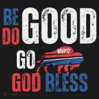 Be Good Do Good God Bless Go Buffalo Bucket Hat thumb 4
