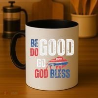 Be Good Do Good God Bless Go Buffalo Coffee Mug thumb 4