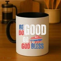 Be Good Do Good God Bless Go Buffalo Coffee Mug thumb 4