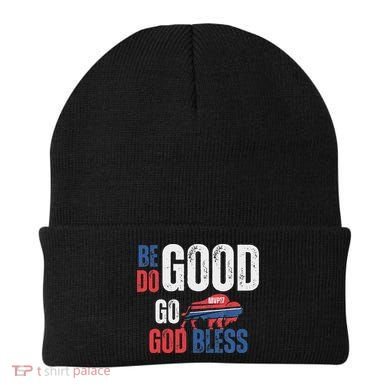 Be Good Do Good God Bless Go Buffalo Beanie